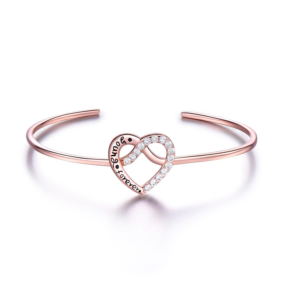 Sterling Silver Heart Medical Alert Bracelet | Engraved Garnet ID – CHARMED  Medical Jewelry